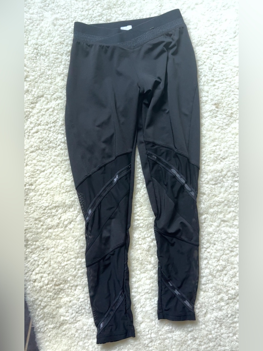 Everlast ribbon mesh leggings